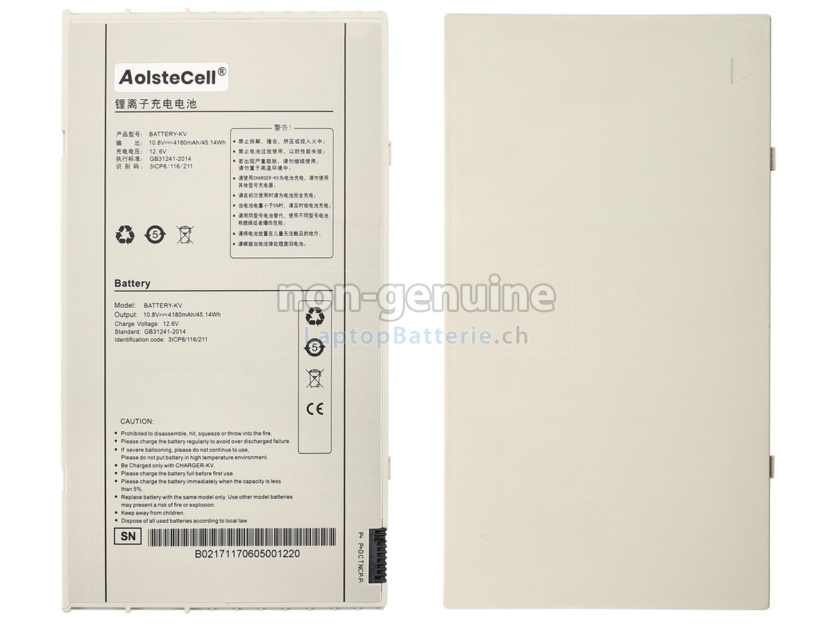 Iray DR MARS1417V-TSI Ersatzbatterie
