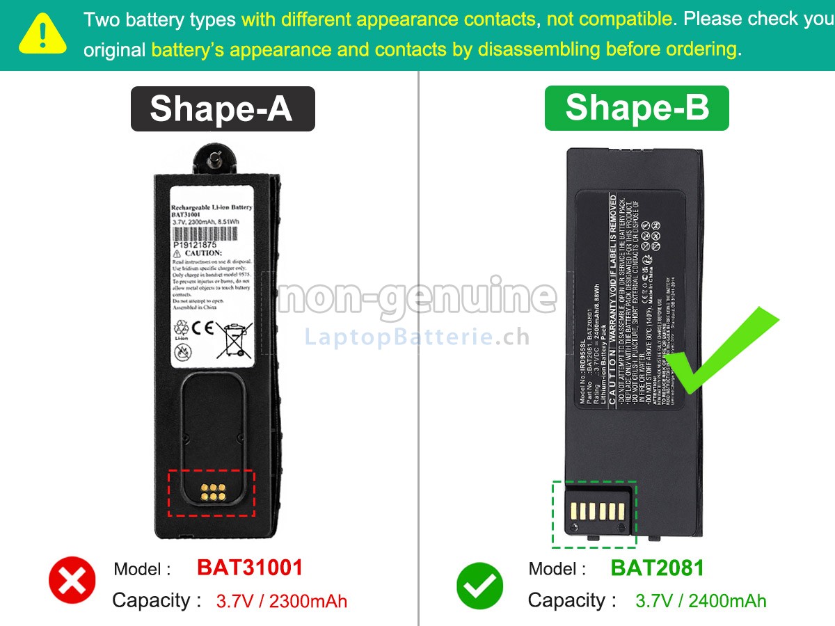 Iridium BAT31001 Ersatzbatterie