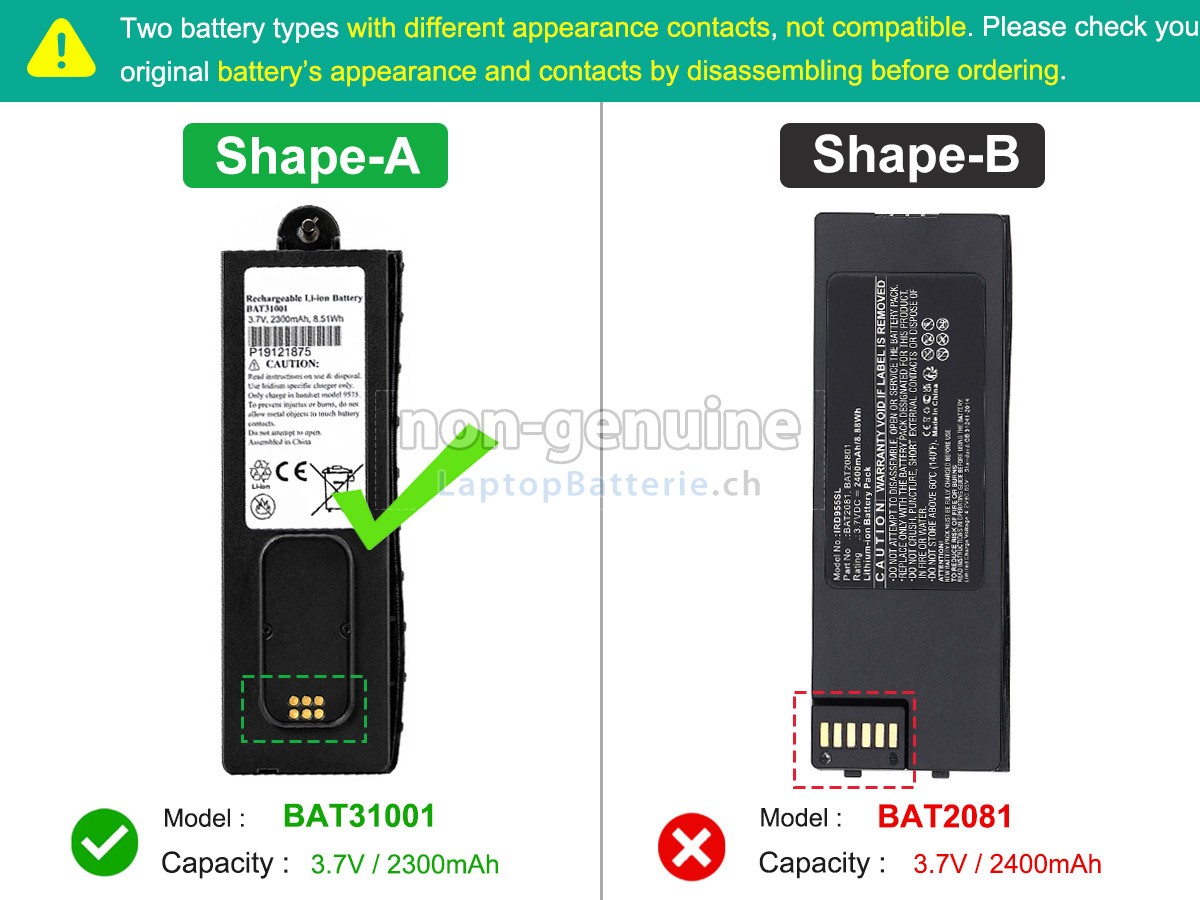 Iridium BAT31001 Ersatzbatterie