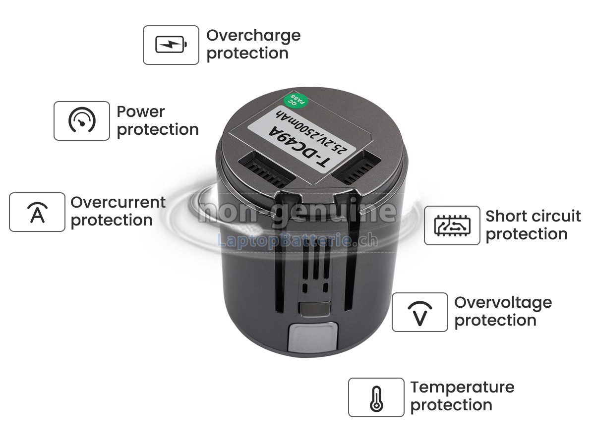 JIMMY T-DC49A Ersatzbatterie