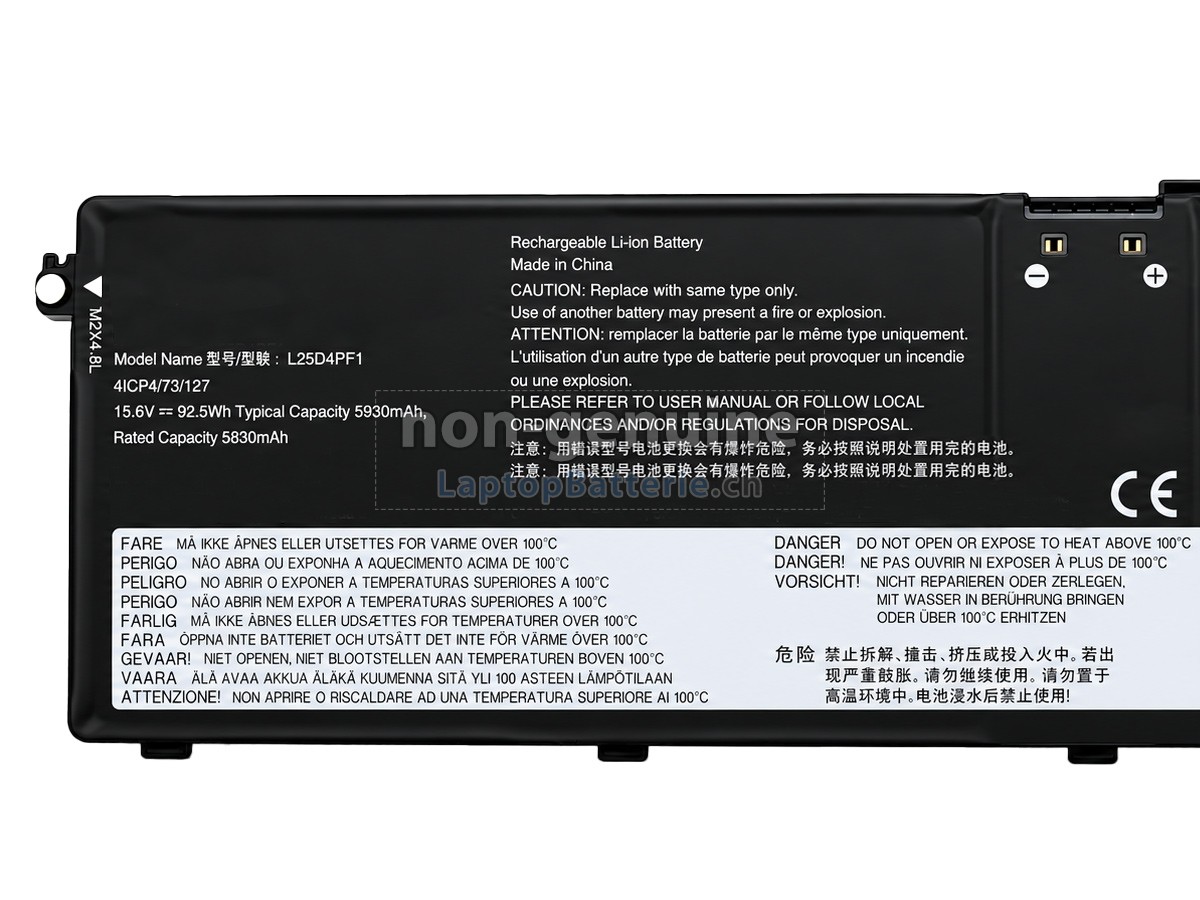 Lenovo L25D4PF1 Ersatzbatterie