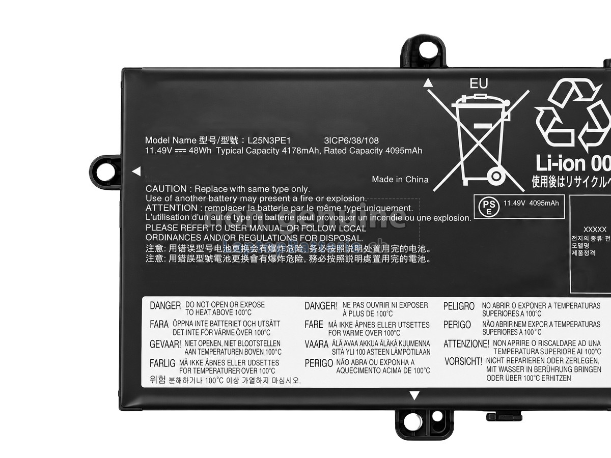 Lenovo L25X3PE1 Ersatzbatterie