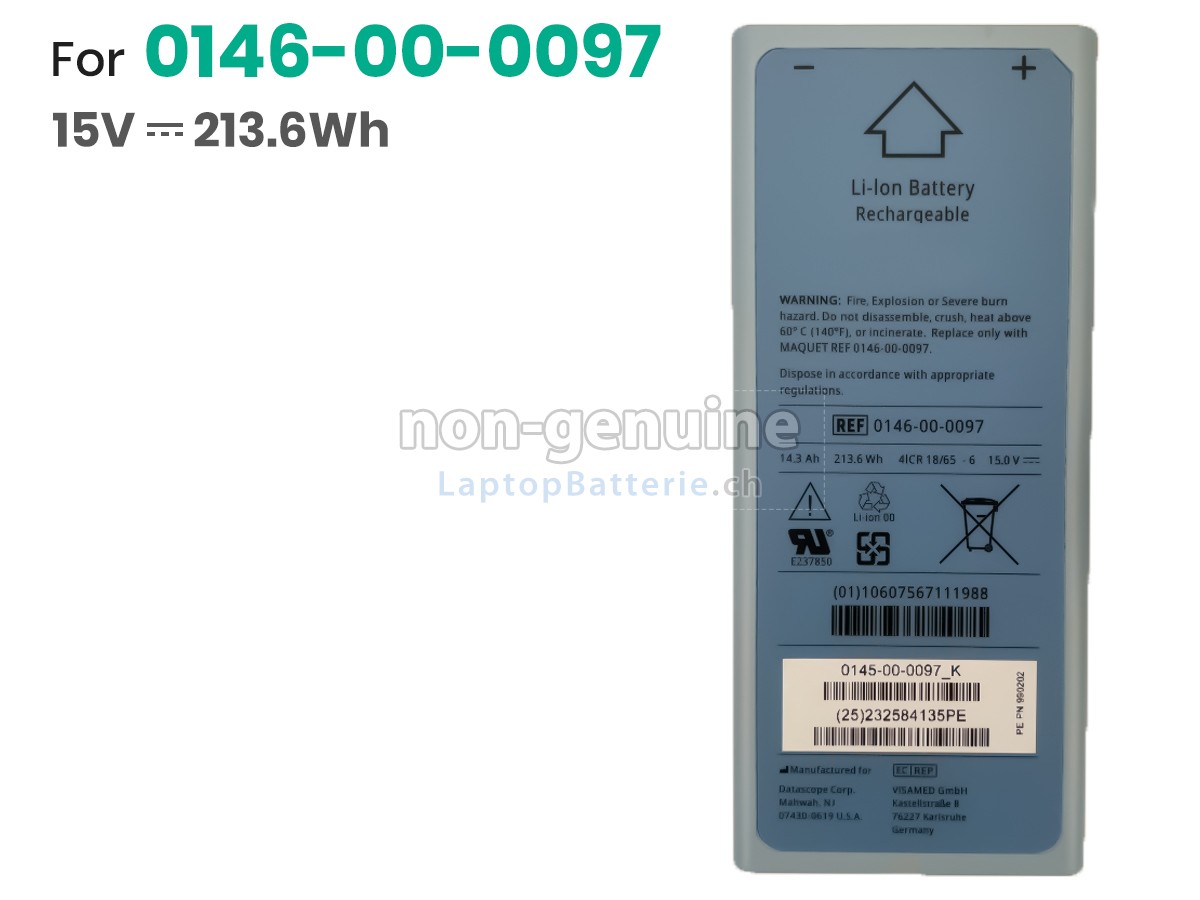 Maquet 0146-00-0097 Ersatzbatterie