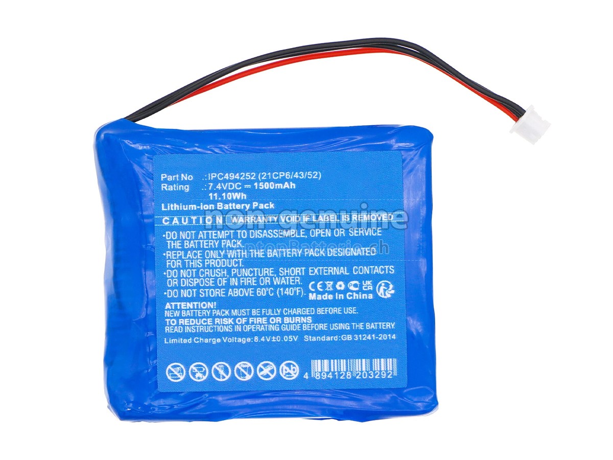 Medcaptain IPC494252 Ersatzbatterie