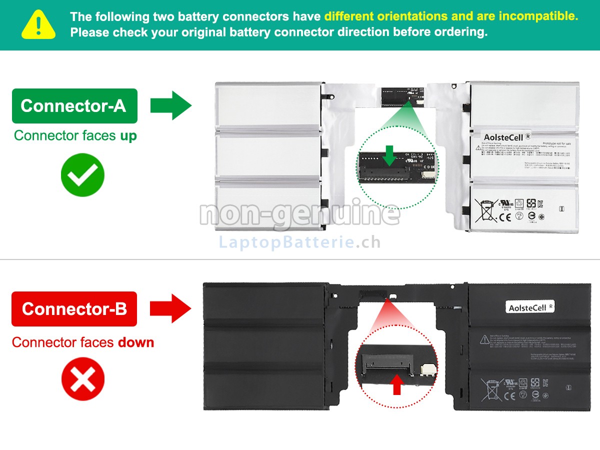 Microsoft Surface BOOK2 KEYBOARD Ersatzbatterie