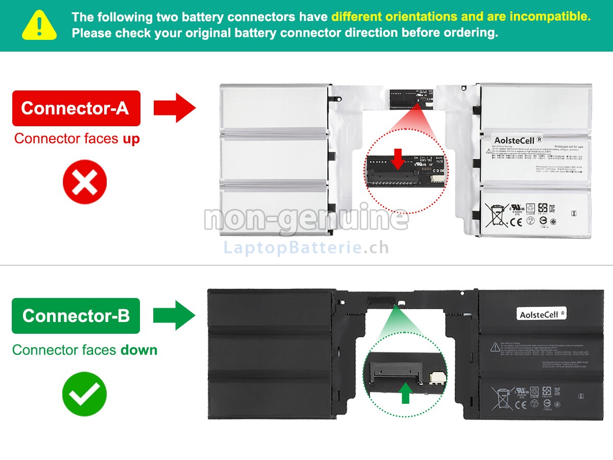 Microsoft Surface BOOK2 KEYBOARD Ersatzbatterie