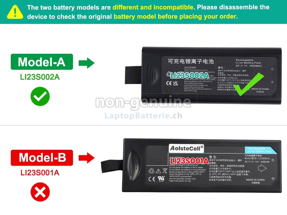 Mindray WATO EX-35 Ersatzbatterie