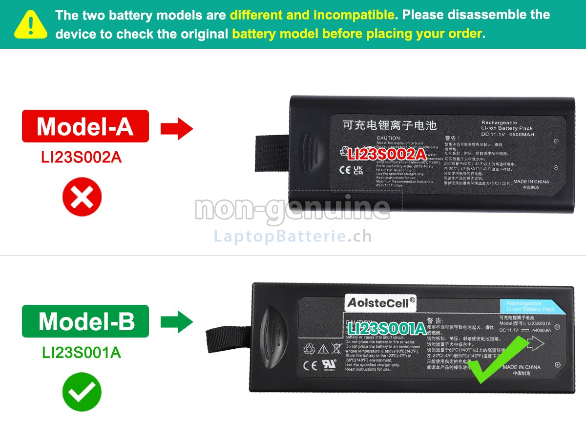 Mindray WATO EX-35 Ersatzbatterie