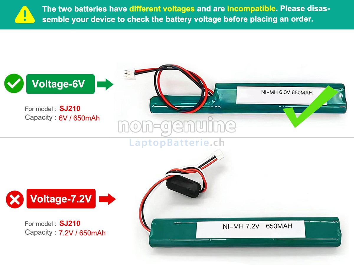 Mitutoyo SJ201 Ersatzbatterie