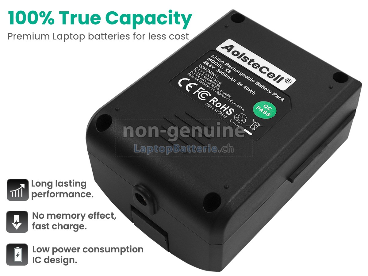 Moosoo X8 Ersatzbatterie