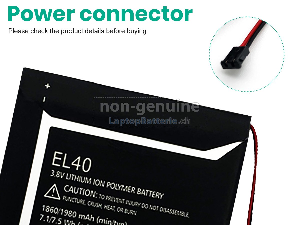 Motorola EL40 Ersatzbatterie