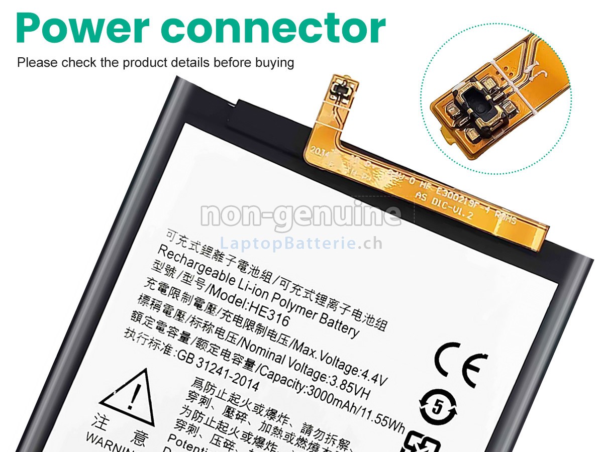 Nokia HE316 Ersatzbatterie