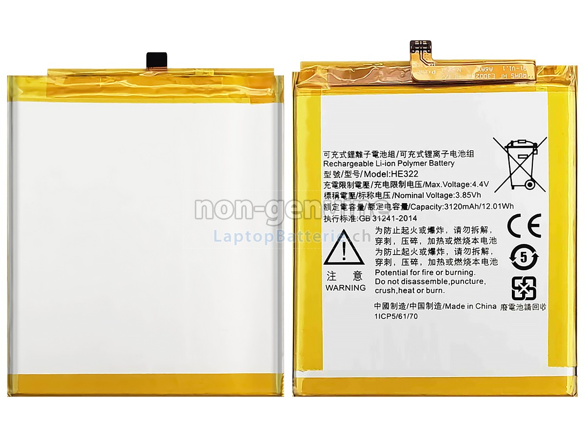 Nokia HE322 Ersatzbatterie