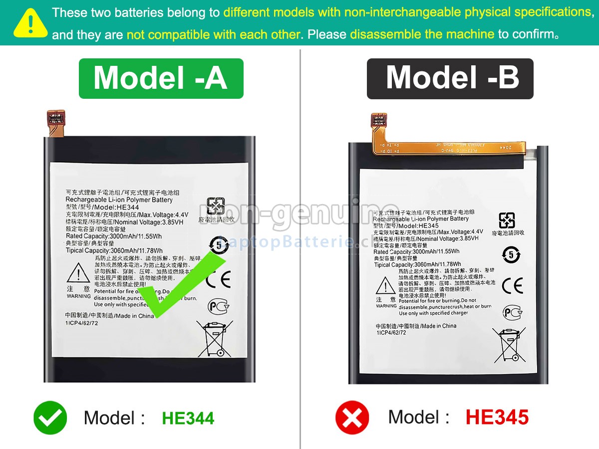 Nokia 6(2018) Ersatzbatterie