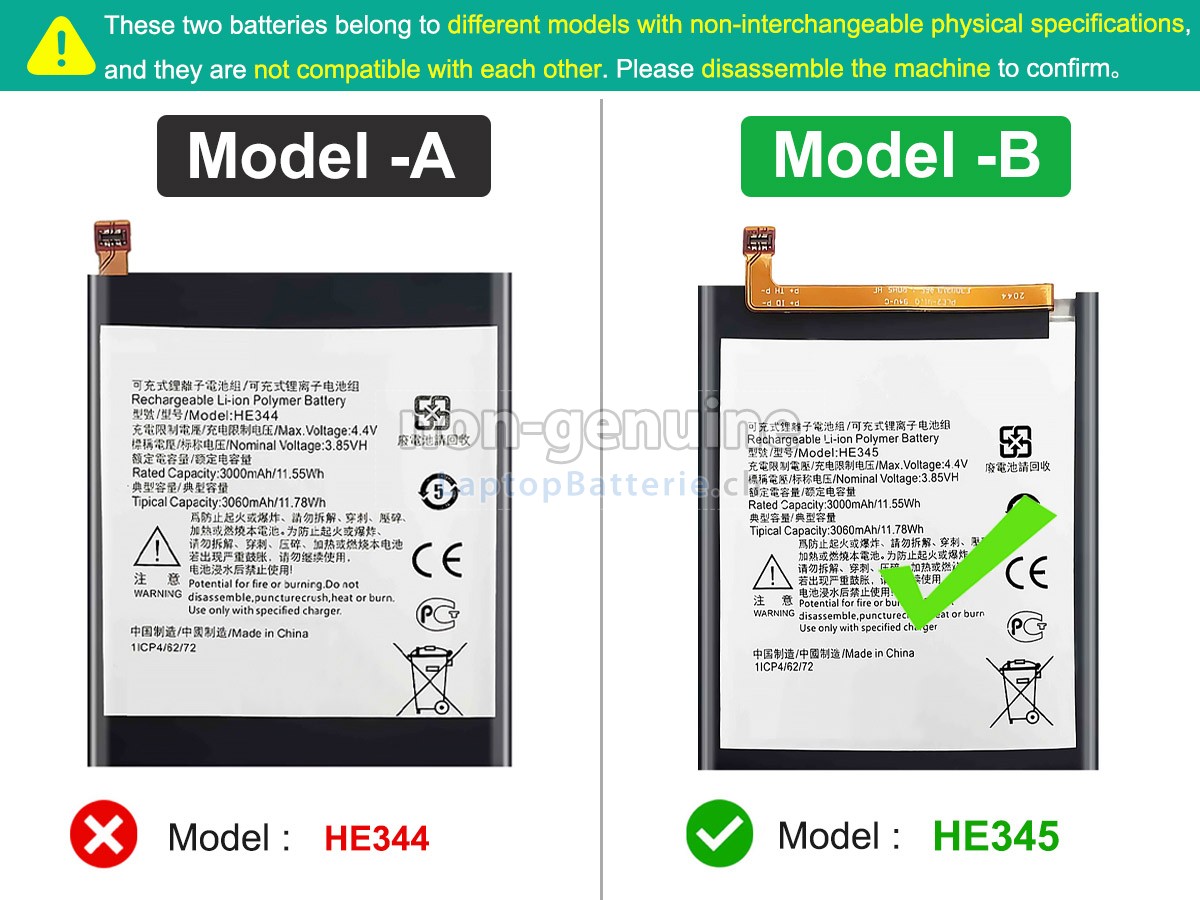 Nokia 6(2018) Ersatzbatterie