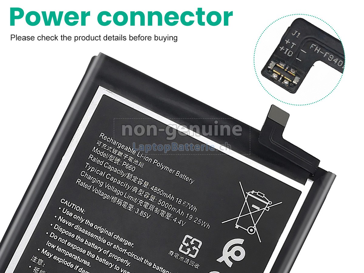 Nokia P660 Ersatzbatterie