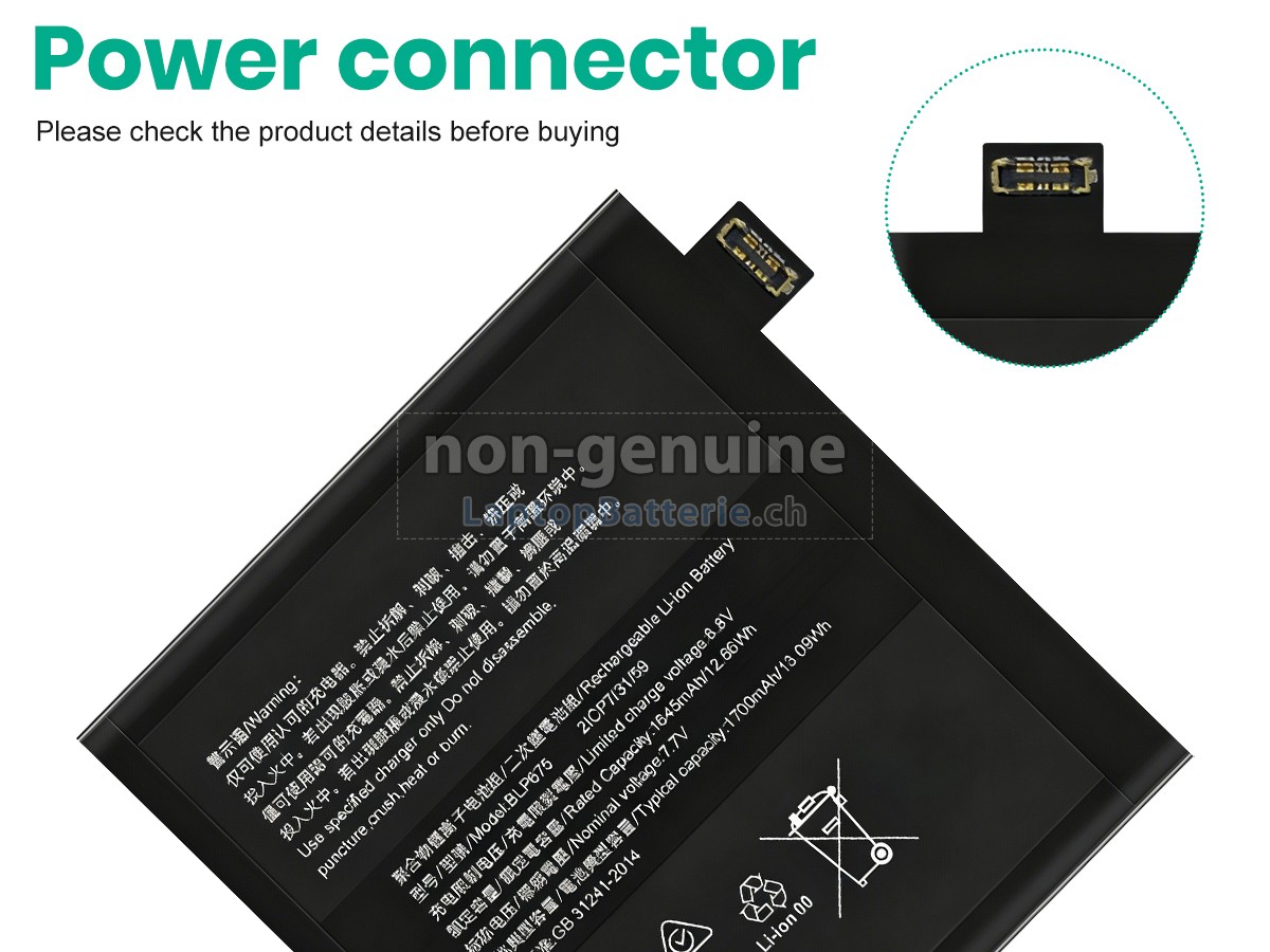 Oppo BLP675 Ersatzbatterie