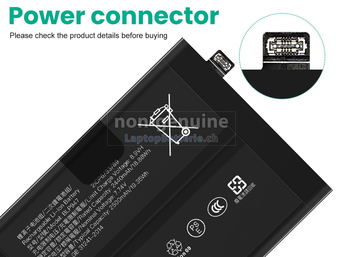 Oppo REALME GT2 Ersatzbatterie