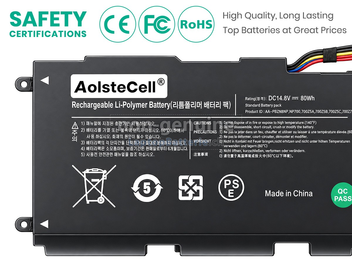 Samsung NP700Z5CH Ersatzbatterie