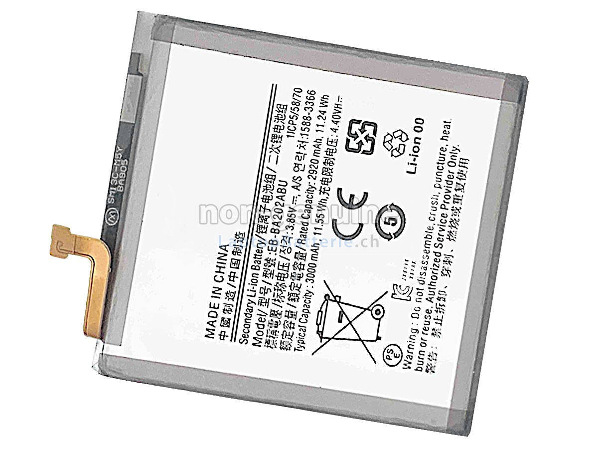 Samsung EB-BA202ABU Ersatzbatterie