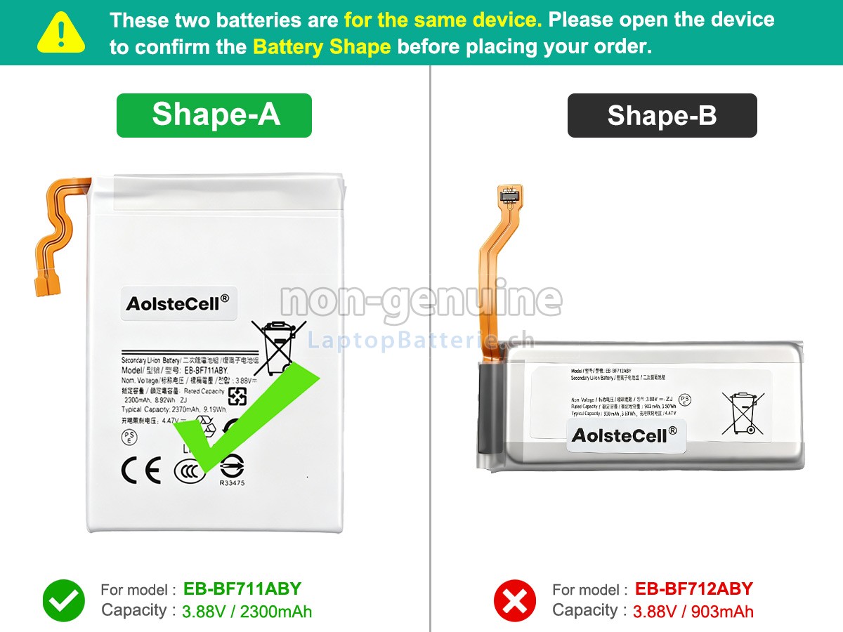 Samsung GALAXY Z FILP 3 Ersatzbatterie