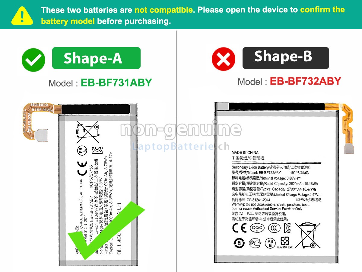 Samsung Z FLIP 5 Ersatzbatterie