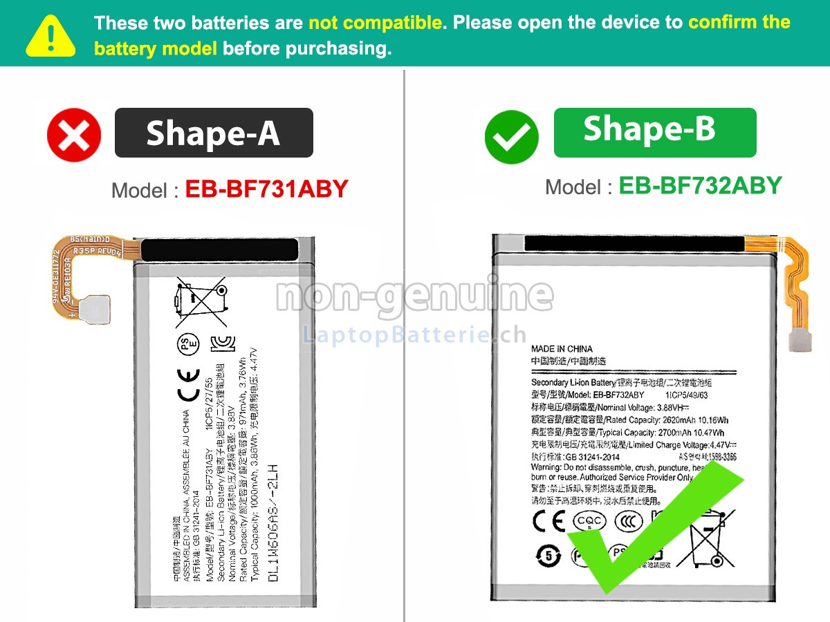Samsung Z FLIP 5 Ersatzbatterie