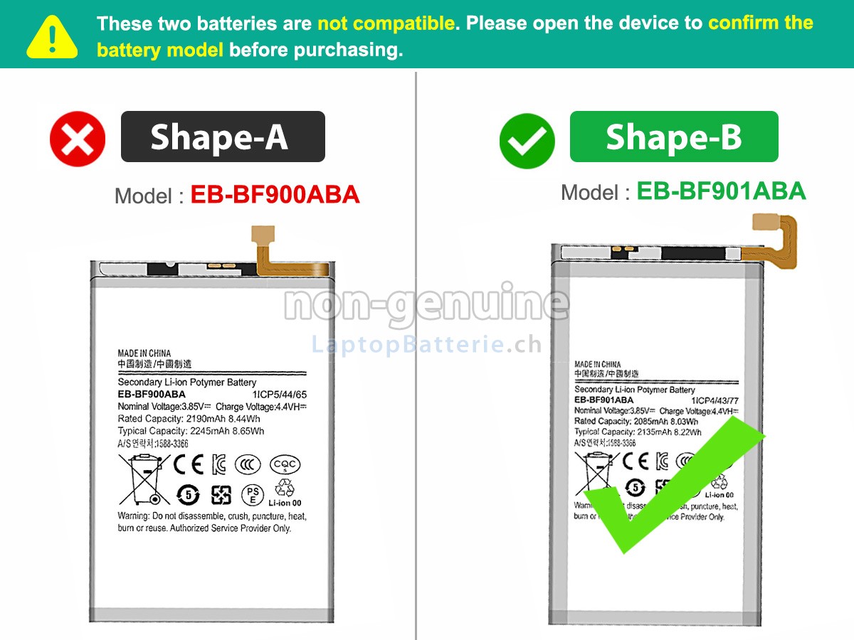 Samsung Z FOLD1 Ersatzbatterie