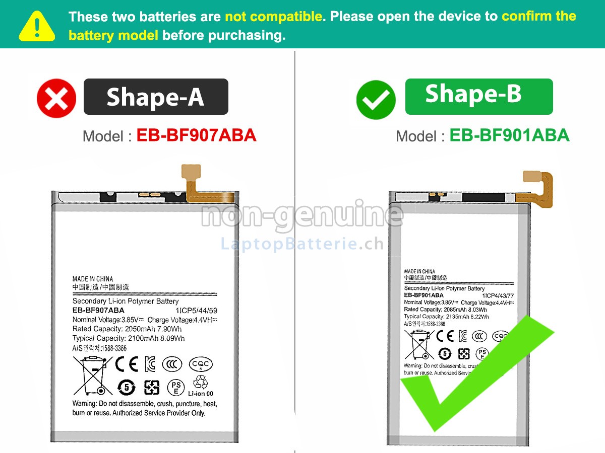 Samsung W2020 Ersatzbatterie
