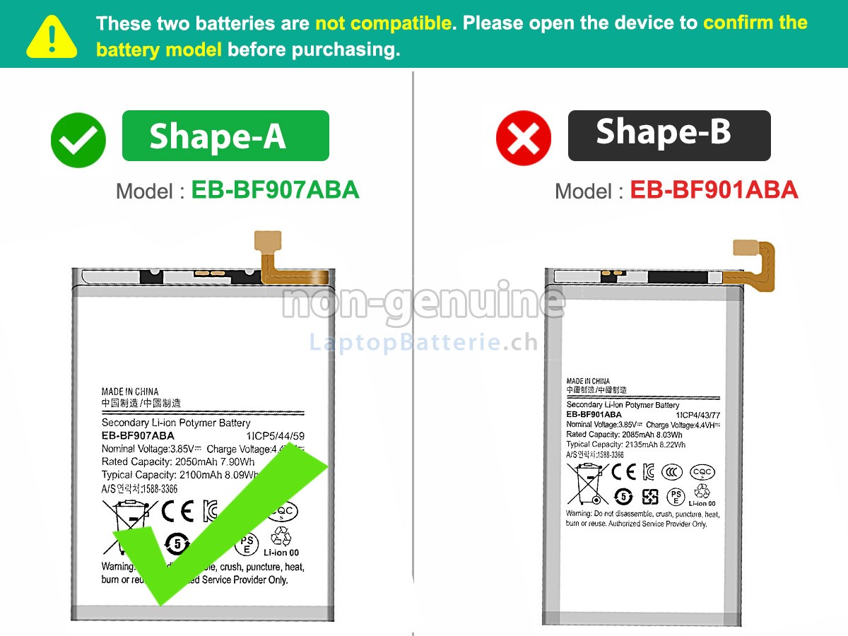 Samsung W2020 Ersatzbatterie