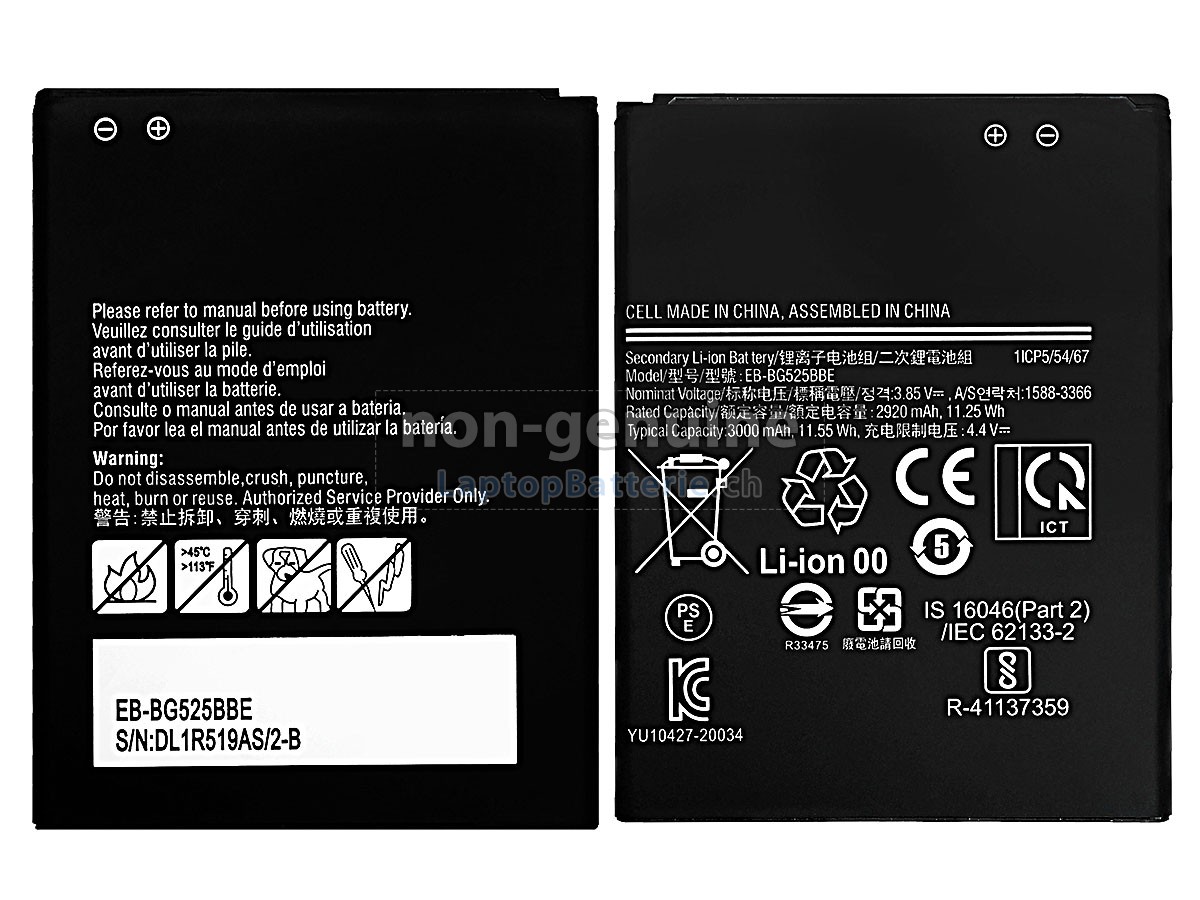 Samsung EB-BG525BBE Ersatzbatterie