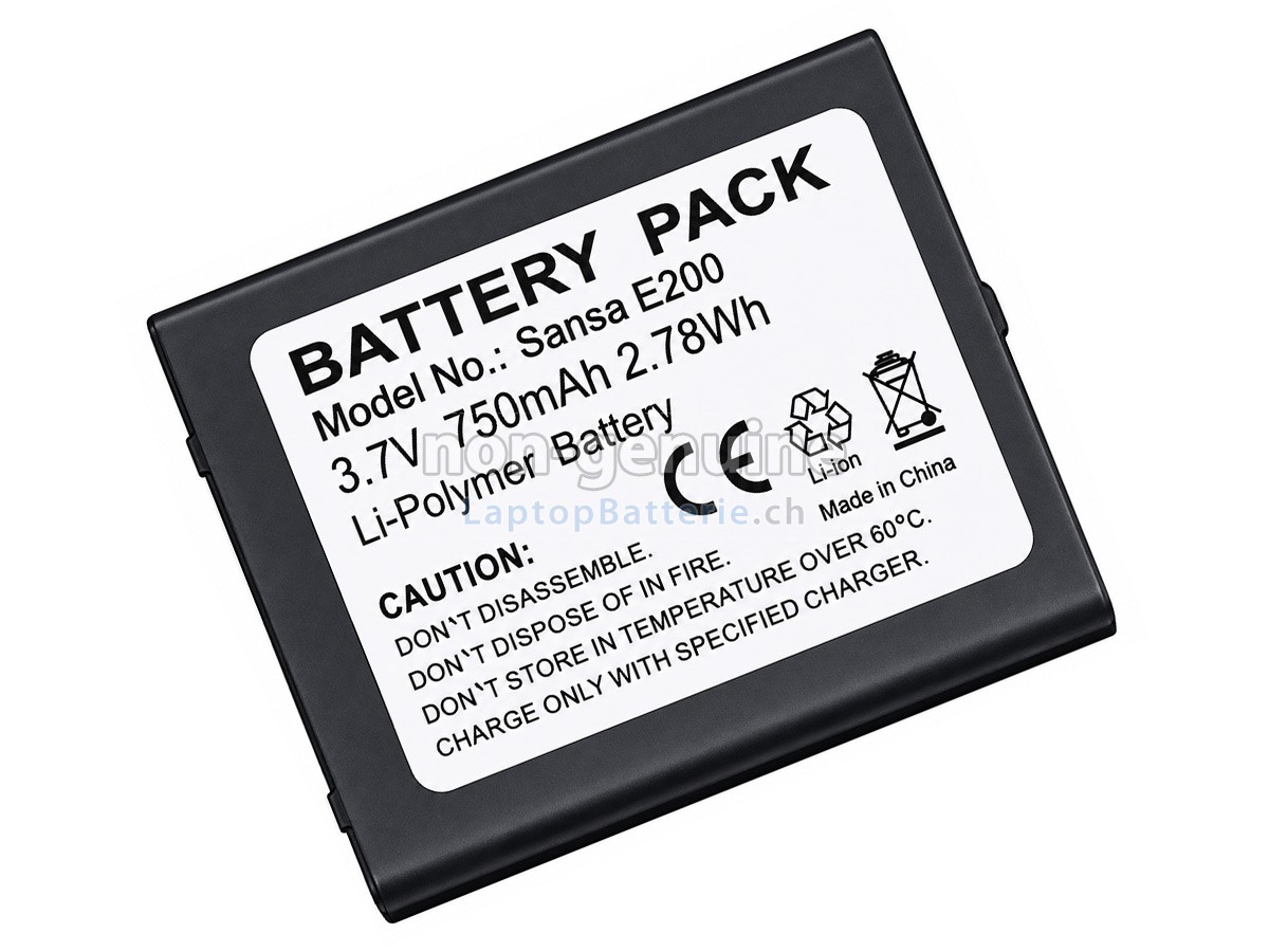 SanDisk SANSA E200 Ersatzbatterie