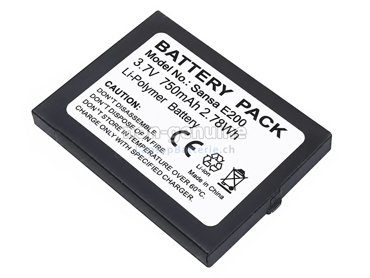 SanDisk SANSA E200 Ersatzbatterie