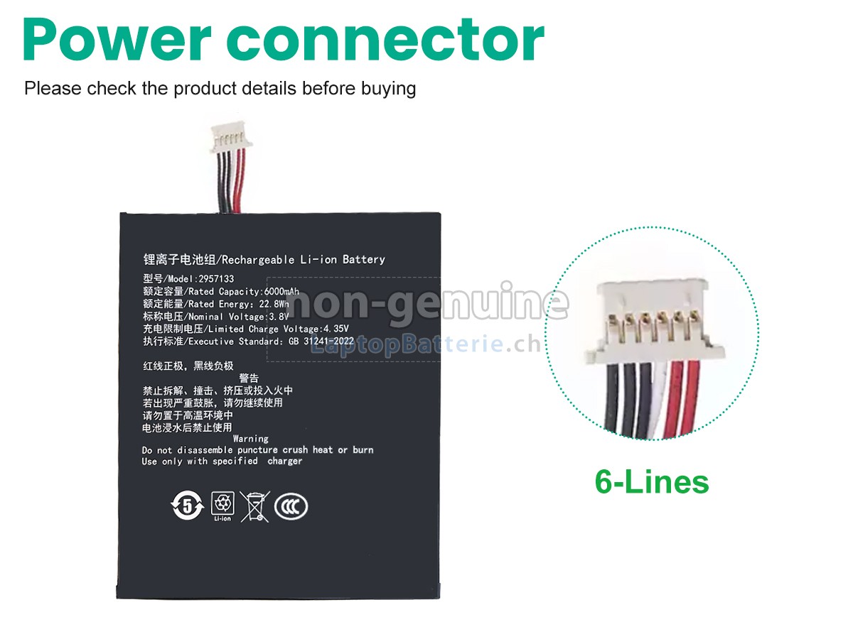 Teclast TA10 Ersatzbatterie