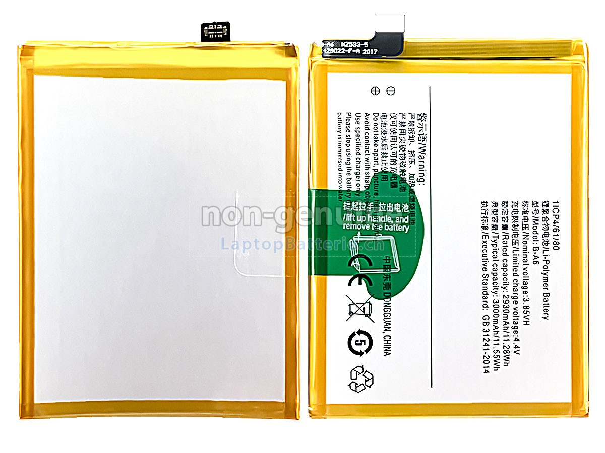 Vivo B-A6 Ersatzbatterie
