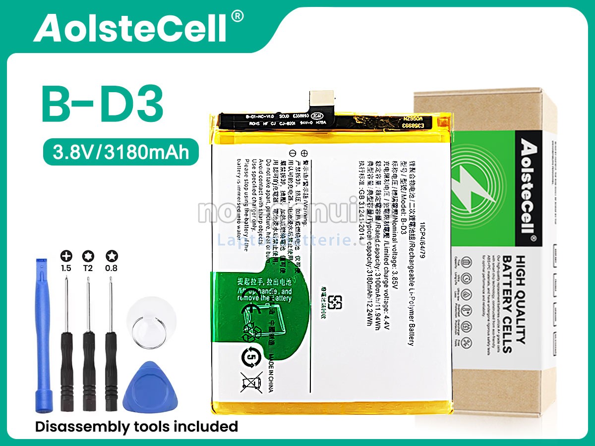 Vivo B-D3 Ersatzbatterie