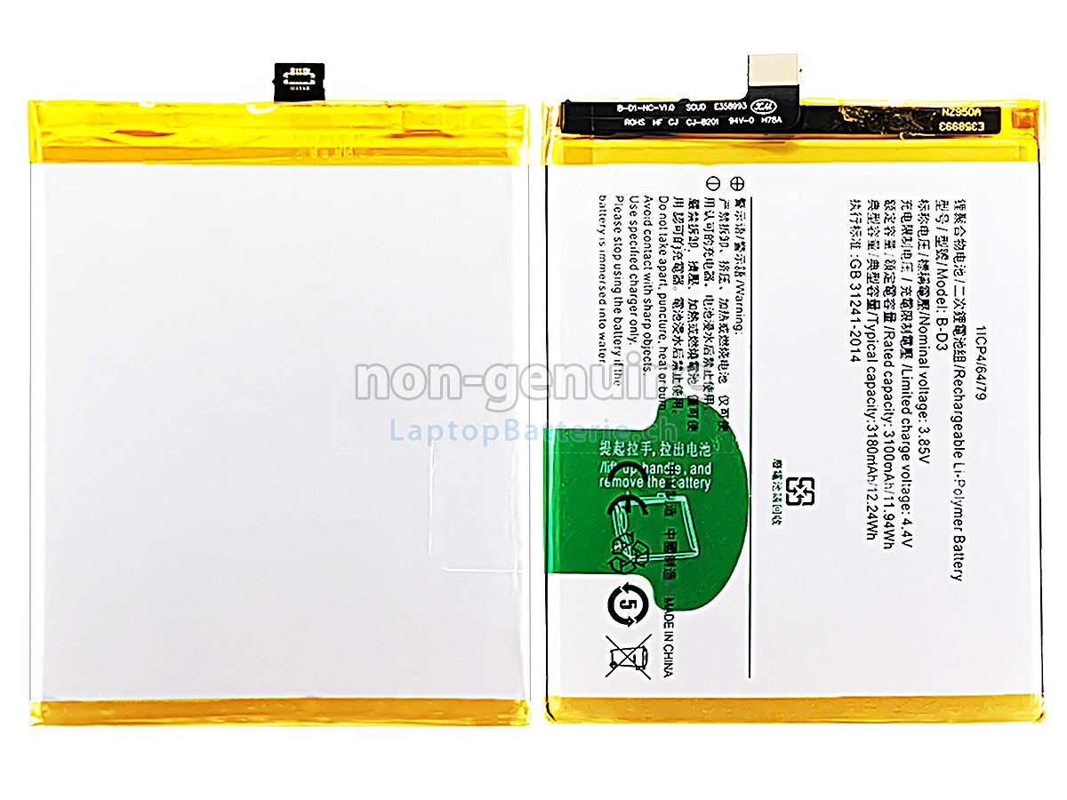 Vivo B-D3 Ersatzbatterie