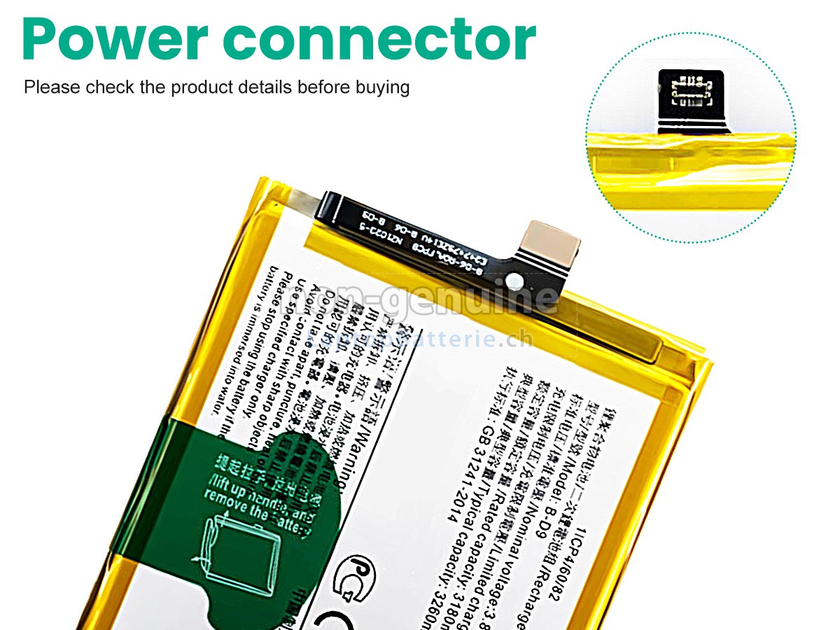 Vivo B-D9 Ersatzbatterie
