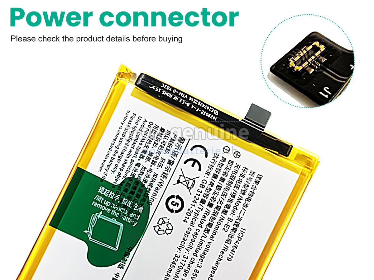 Vivo B-E2 Ersatzbatterie