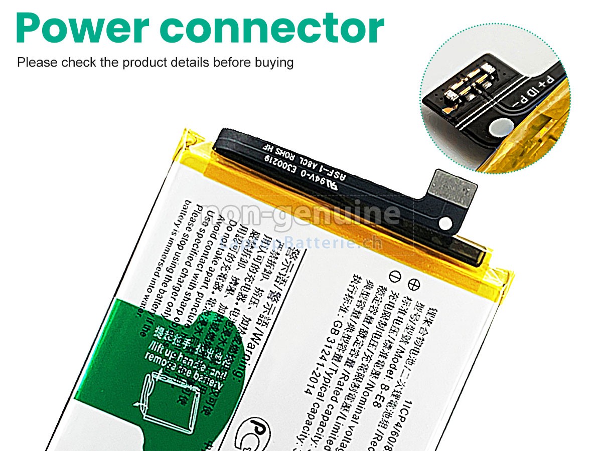 Vivo B-E8 Ersatzbatterie