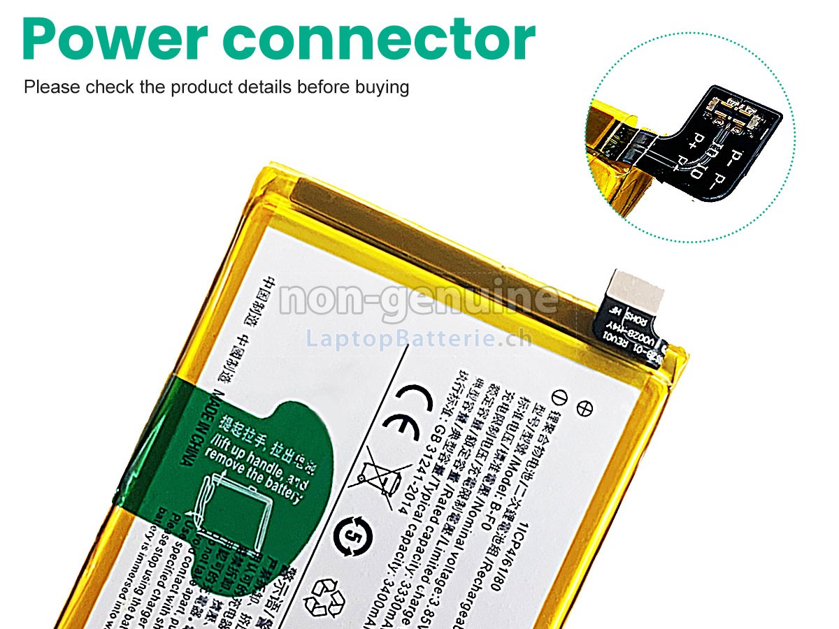 Vivo PD1813F Ersatzbatterie