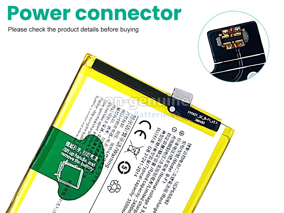 Vivo B-F1 Ersatzbatterie