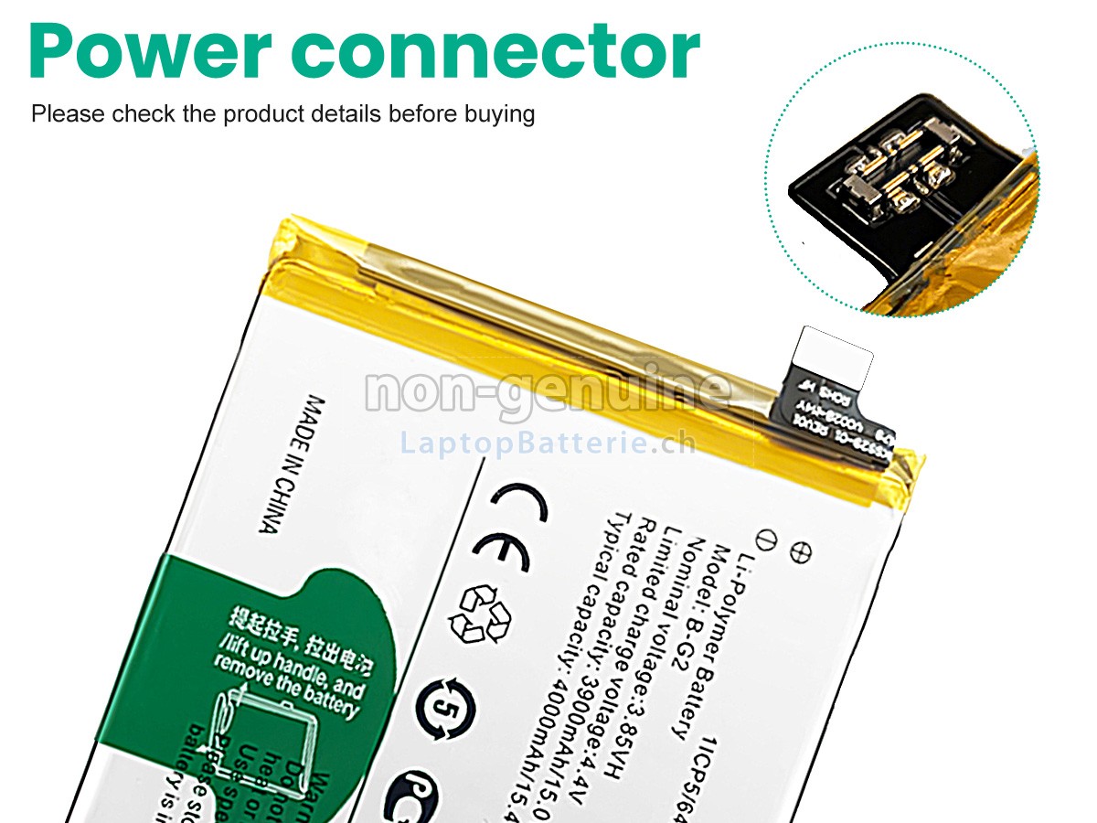 Vivo B-G2 Ersatzbatterie