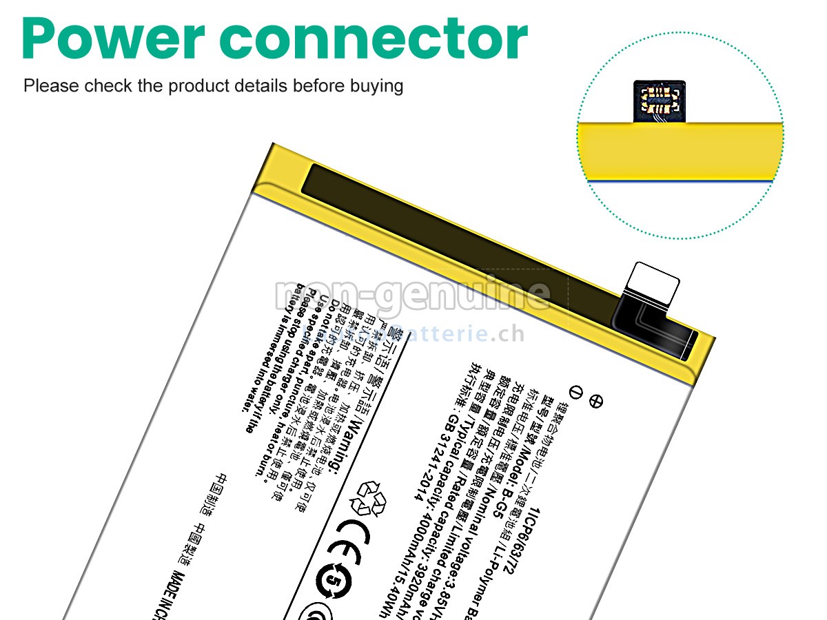 Vivo X27 V1829A Ersatzbatterie
