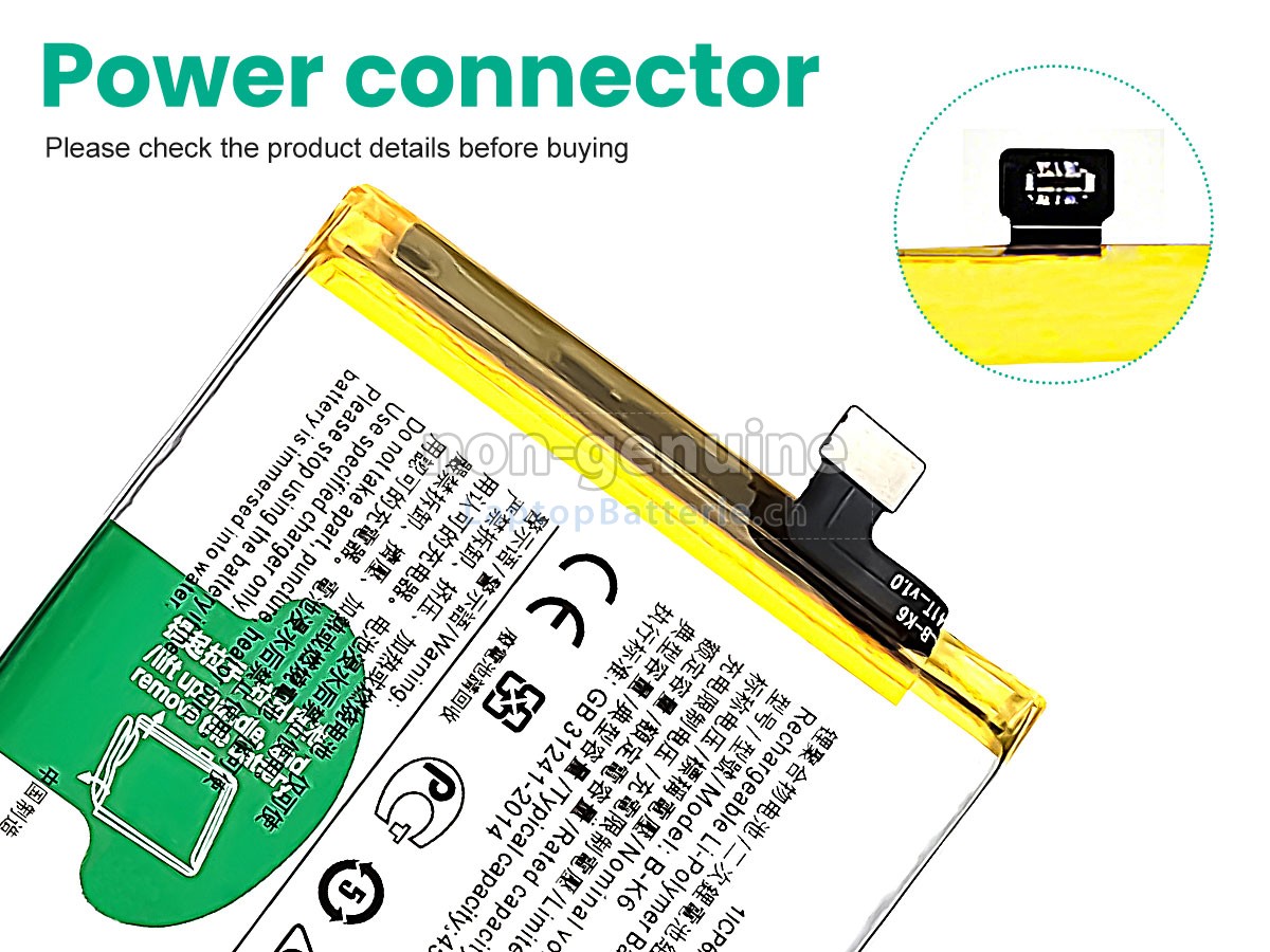Vivo B-K6 Ersatzbatterie