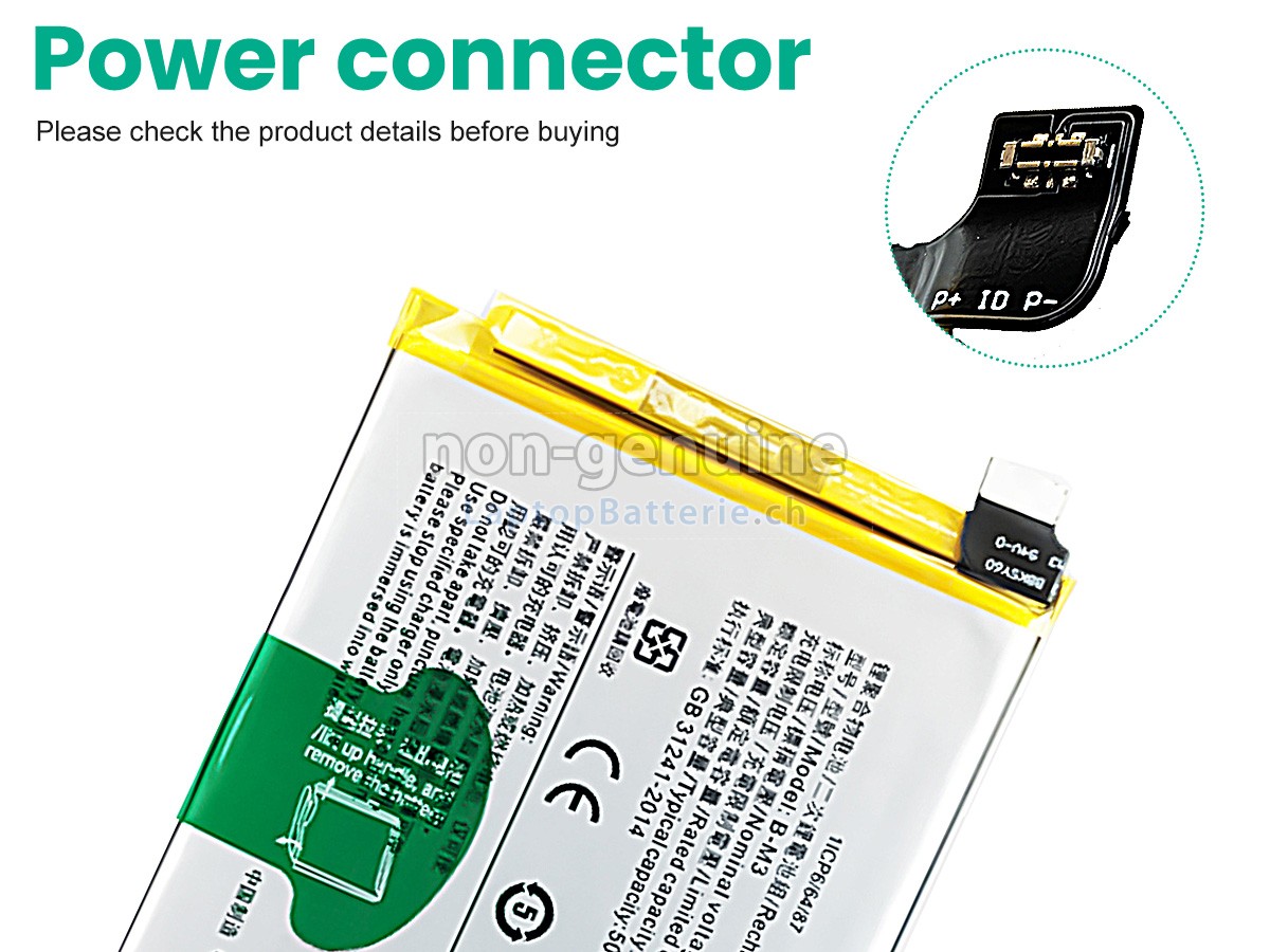 Vivo B-M3 Ersatzbatterie
