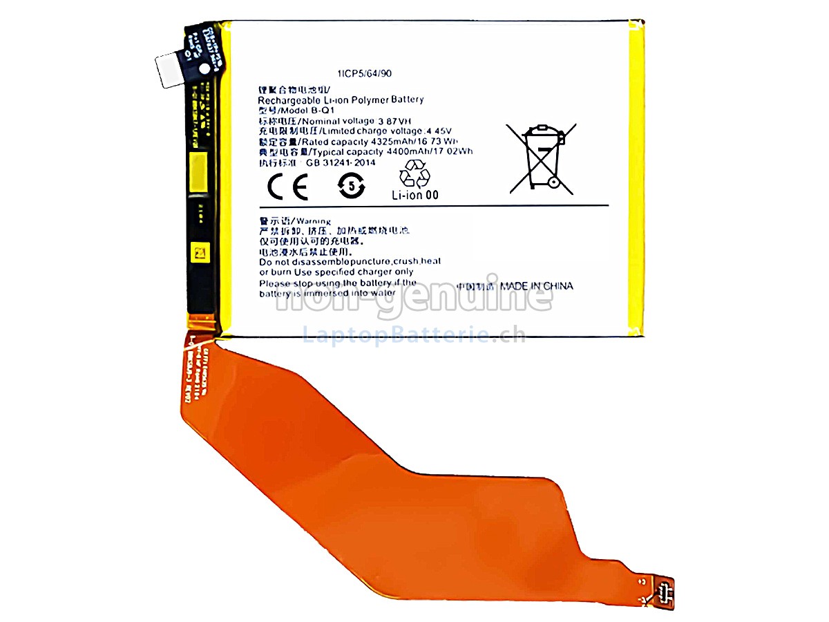 Vivo B-Q1 Ersatzbatterie