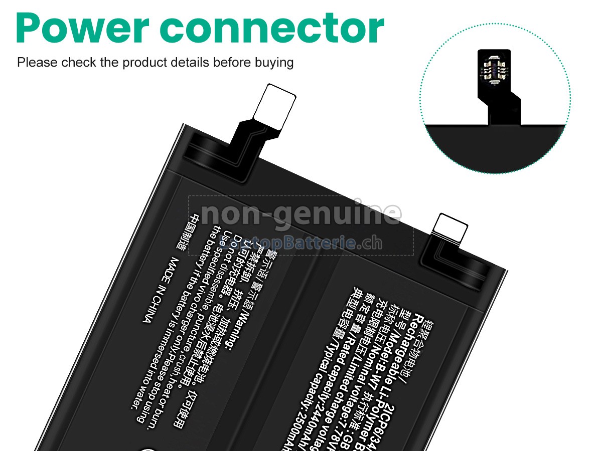 Vivo B-W7 Ersatzbatterie