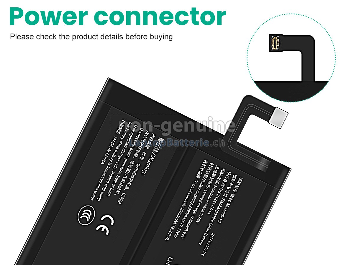 Vivo B-X2 Ersatzbatterie
