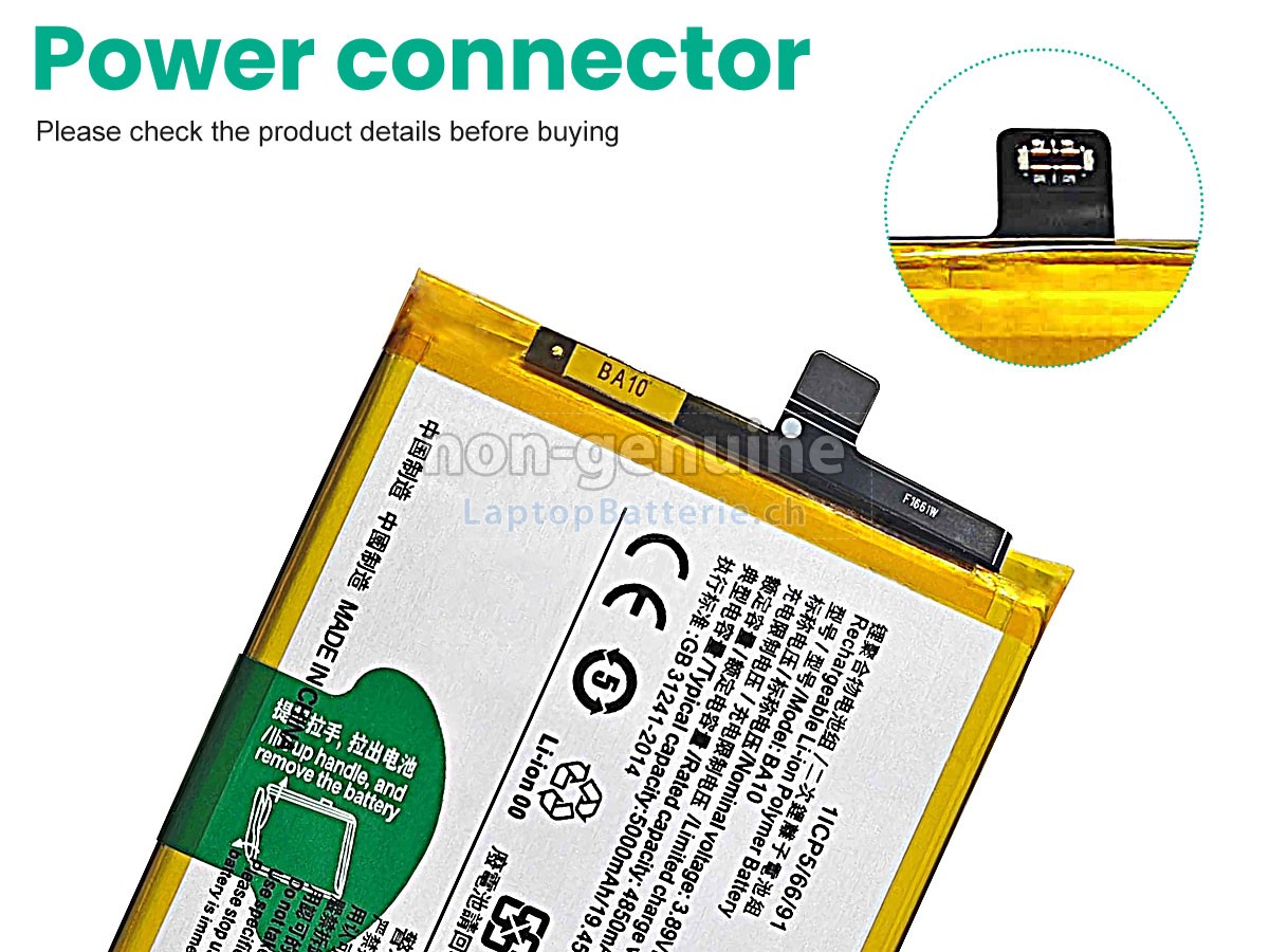 Vivo BA10 Ersatzbatterie